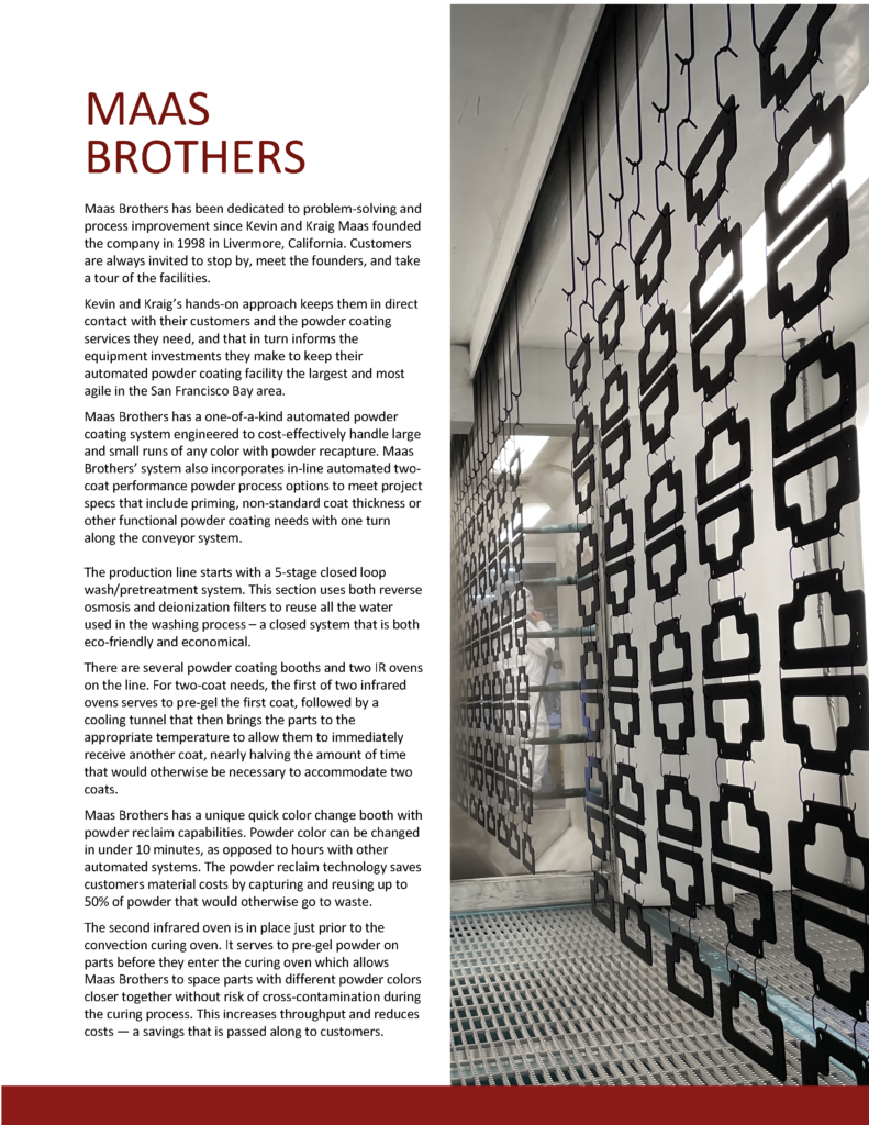 Reshoring Institute, Maas Brothers Powder Coating Case Study - Page 2