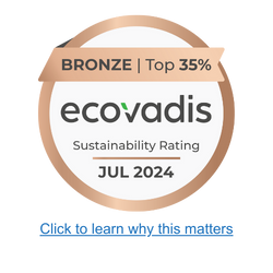 Ecovadis has awarded Maas Brothers Powder Coating (Maas Brothers, Inc) a Bronze Medal for Sustainability efforts