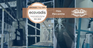 Collage - Maas Brothers Powder Coating EcoVadis Bronze Rating